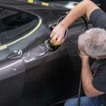 Ferrari paint polishing