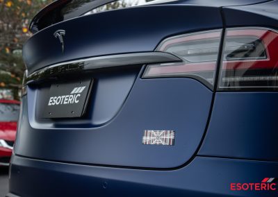 Tesla Model X Satin PPF Wrap 19