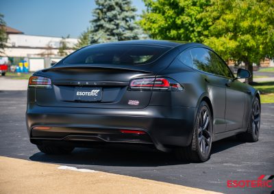 Tesla Model S Satin PPF Wrap 17